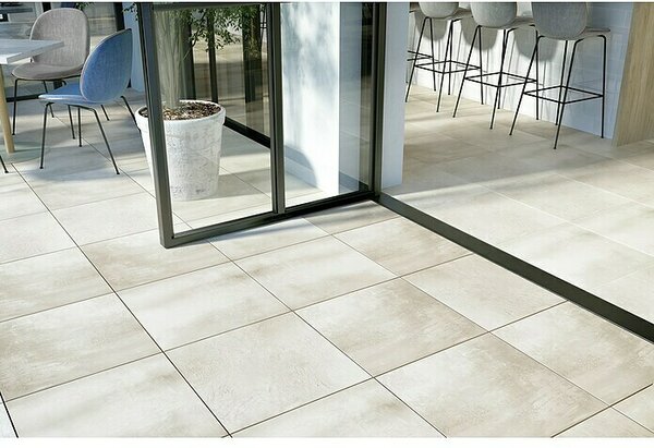 Cersanit Terasna ploščica Beton White (59,3 x 59,3 x 2 cm, Bela, Mat)