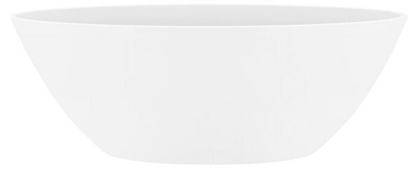 Elho Brussels Okrogel lonec za rastline Oval (Zunanje dimenzije (Do x Š x V): 36 x 16,2 x 13 cm, Plastika, Bele barve)