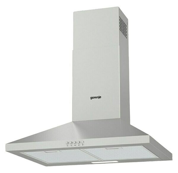 Gorenje Kaminasta napa (Širina: 60 cm, Maksimalna zmogljivost ventilatorja pri odvajanju zraka: 450 m³/h)