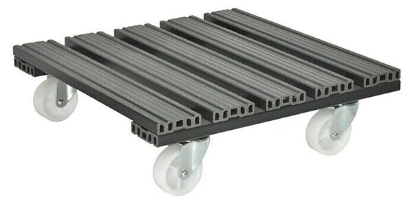 Wagner System Voziček za rastline (38,5 x 38,5 cm, Antracitne barve, Maksimalna obremenitev: 100 kg)