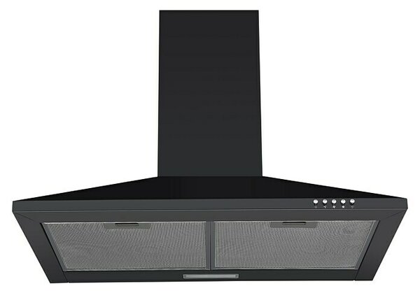 Respekta Kaminasta napa Karena (Širina: 60 cm, Maksimalna zmogljivost ventilatorja pri odvajanju zraka: 308,8 m³/h, Črne barve)