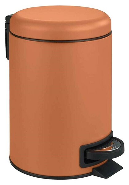 Pedalni zabojnik (3 l, Kovina, Terracotta)