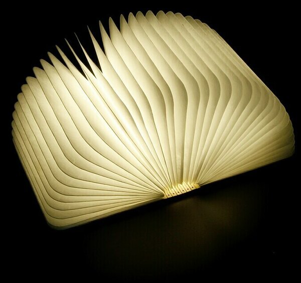 Voltomat LED nočna svetilka Book (Rjave barve/prozorna, 2,5 x 9 x 12,3 cm, RGBW)