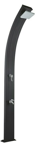 Solarni tuš Spring (Višina: 228 cm, Aluminijasto siva, 30 l)