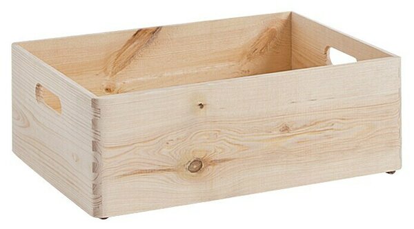 Zeller Present Zaboj za shranjevanje (M, Do x Š x V: 40 x 30 x 15 cm, Les iglavcev)