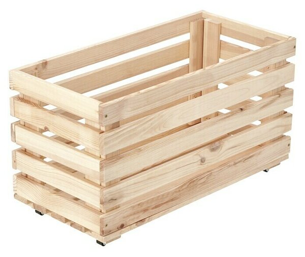 Regalux Regalsystem Heavy Zaboj s kolesi (Š x G x V: 60 x 30 x 35 cm, Les)