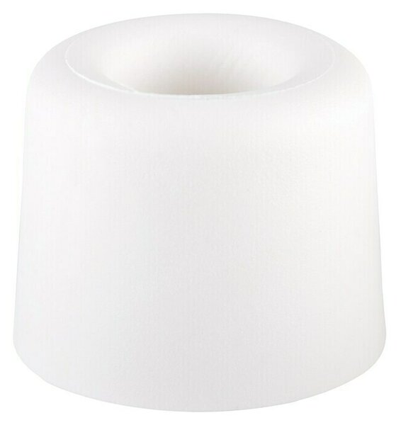 Zaustavljalec vrat 29x25 mm vijačni (Ø x V: 25 x 29 mm, Bele barve)