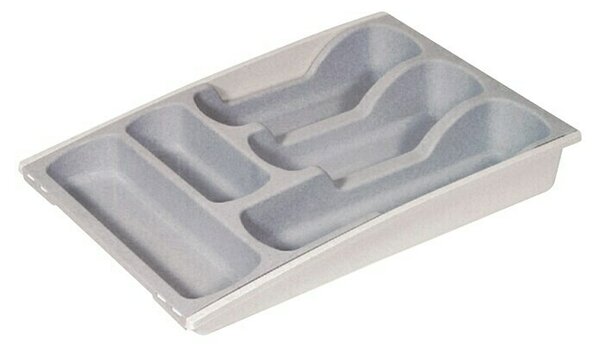 Curver Škatla za jedilni pribor (Do x Š x V: 42 x 30 x 6,4 cm, Siva)