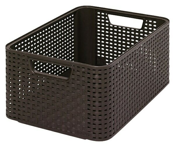 Keter Style Večnamenska košara (Do x Š x V: 38,5 x 29 x 17,2 cm, Rjave barve)