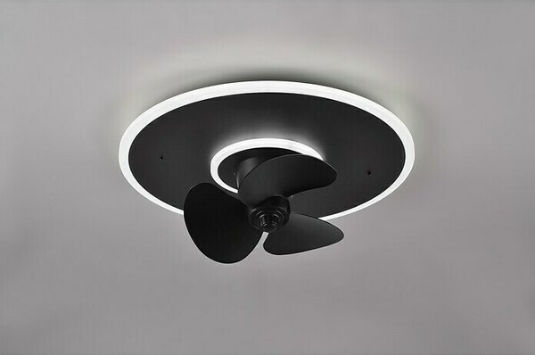Trio Leuchten Stropni ventilator Nybro (Črna, 50 cm, Nevtralno bela) productname.garantie.plussign BAUHAUS garancija 5 let za naprave na električni al