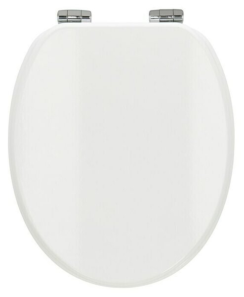 Poseidon WC deska Sari (MDF, Bele barve, S samodejnim spuščanjem)