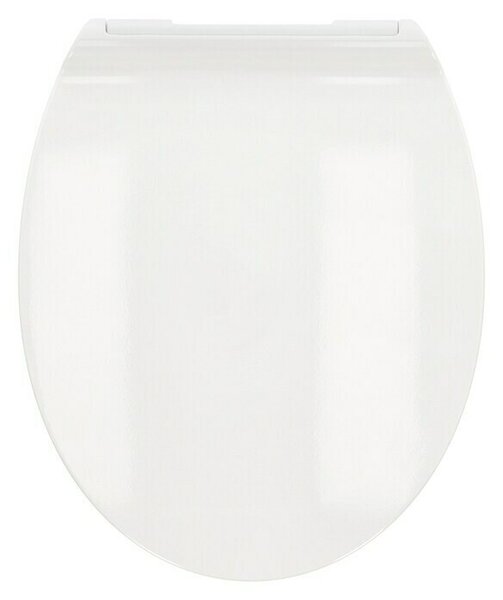 Poseidon WC deska Flat (Duroplast, Bele barve, S samodejnim spuščanjem)