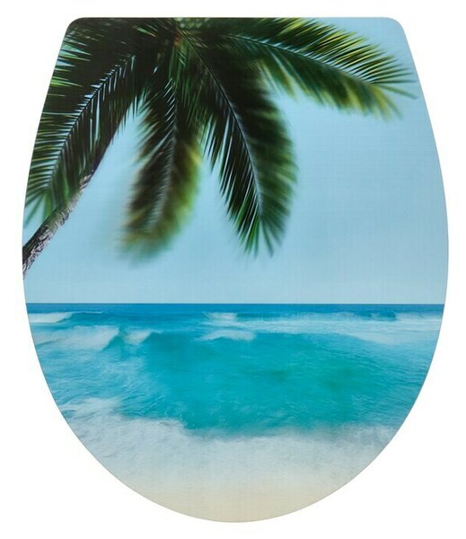 Poseidon WC deska Palm Beach (Duroplast, Večbarvna, S samodejnim spuščanjem)