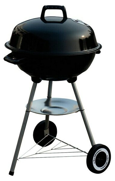 Grillstar Okrogli žar Montana (Premer površine za peko: 46 cm, Črne barve)