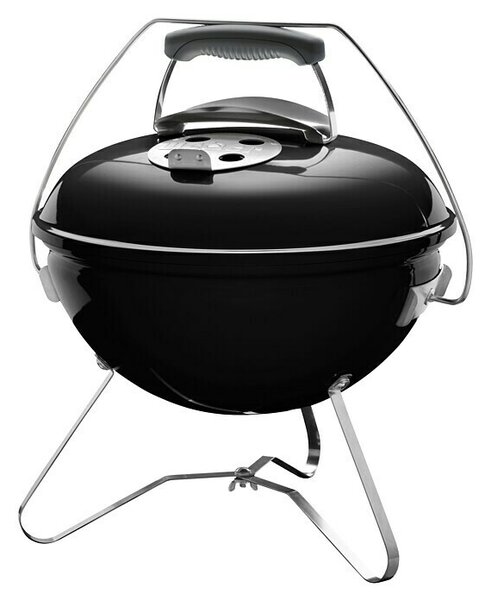 Weber Okrogli žar Smokey Joe Premium (Premer površine za peko: 37 cm, Črne barve)