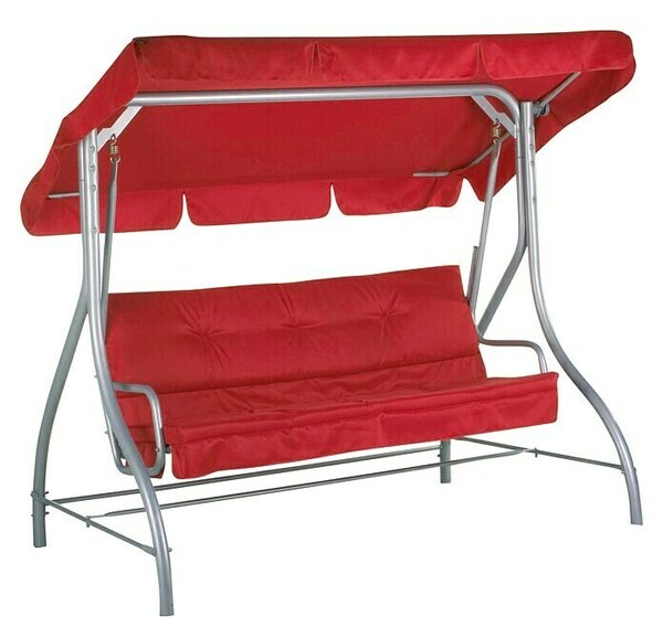 Sunfun Hollywood gugalnica (Jeklo, Rdeče barve, Višina: 167 cm)