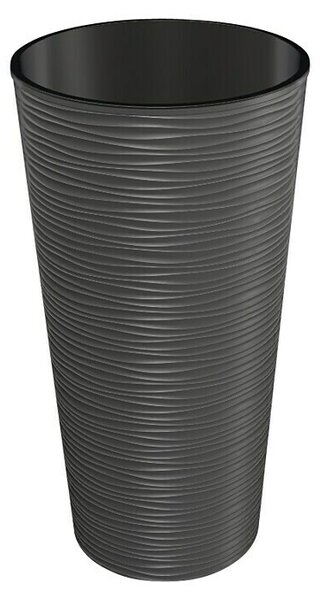 Okrogli stebrasti cvetlični lonec Aurora (Zunanje dimenzije (Ø x V): 25 x 46,5 cm, Plastika)