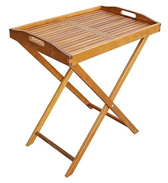 Sunfun Diana Stranska vrtna mizica (Do x Š x V: 68 x 44 x 73 cm, Rjave barve)