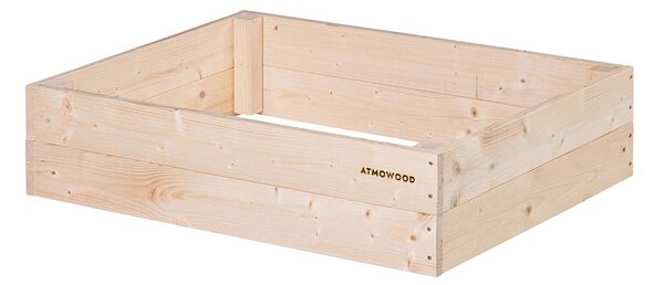 ATMOWOOD Lesena visoka greda 80 x 60 x 20 cm