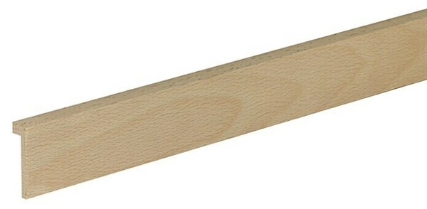 Profiles and more Letev z zgibom (95 cm x 40 mm x 13 mm, Bukev)