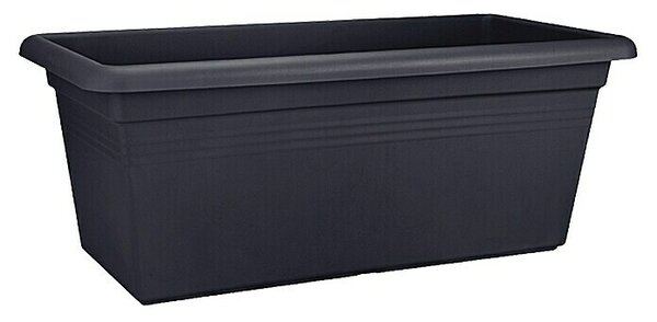 Elho Green Basics Korito za rastline Garden XXL (Zunanje dimenzije (Do x Š x V): 97 x 44,5 x 39 cm, Plastika, Črne barve)
