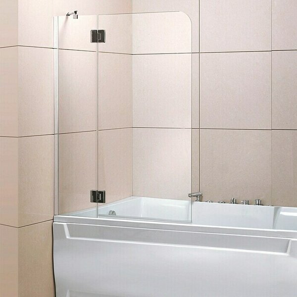 Corniche Paravan za kad (Š x V: 107 x 140 cm, 2 kos, Krom)