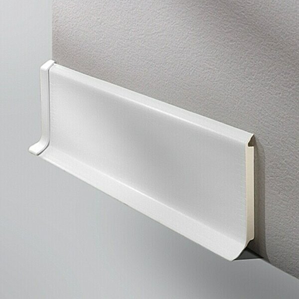 LOGOCLIC Zaključna letev HSL (250 cm x 14 mm x 60 mm, Trda pena, Svetlo sive barve)