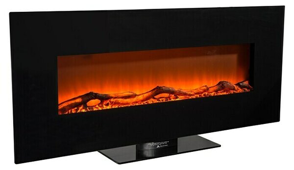 Voltomat HEATING Prostostoječi in stenski kamin ploščat (Črne barve, 26 x 128 x 61 cm) productname.garantie.plussign BAUHAUS garancija 5 let za naprav