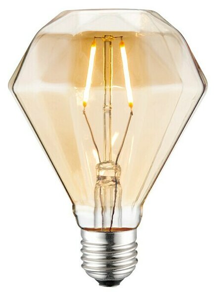 Home Sweet Home LED svetlobni vir Edison (E27, Ni mogoče zatemniti, Topla bela, 160 lm, 2 W, Diamant)