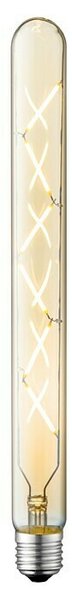 Home Sweet Home LED svetlobni vir Vintage okrogle oblike E27 (E27, Možnost zatemnitve, Toplo bela, 330 lm, 5 W, Barva: Zlate barve)