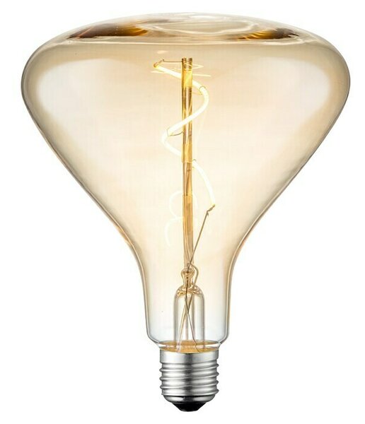 Home Sweet Home LED svetlobni vir Vintage okrogle oblike E27 (E27, Možnost zatemnitve, Toplo bela, 130 lm, 3 W, Barva: Zlate barve)