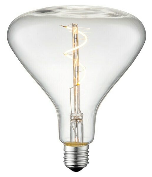 Home Sweet Home LED svetlobni vir Vintage okrogle oblike E27 (E27, Možnost zatemnitve, Nevtralno bela, 160 lm, 3 W, Barva: Prozorna)
