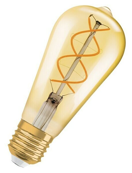 Osram LED svetlobni vir Vintage Edition 1906 v obliki žarnice E14 (E27, Ni mogoče zatemniti, Toplo bela, 250 lm, 5 W, ST64)