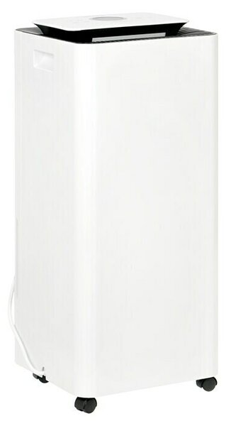 Proklima Razvlaževalec zraka (400 W, Učinkovitost razvlaževanja: 20 l/dan, Do x Š x V: 26,2 x 26,2 x 59 cm, Kolesca) productname.garantie.plussign BAU