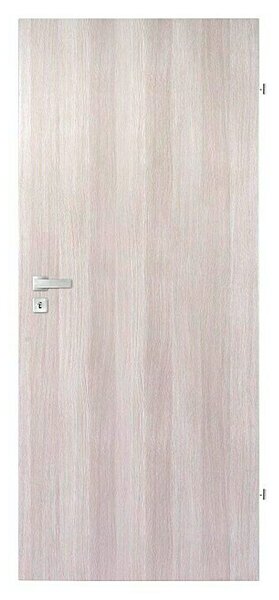 Doornite Sobna vrata (650 x 2.000 mm, Smer odpiranja: Desno, Beli hrast, Satje, Prevlečeno s folijo)