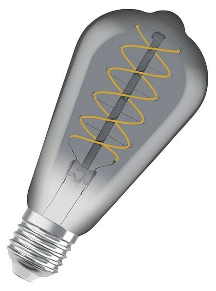 Osram LED svetlobni vir Vintage Edition 1906 oblike E27 (E27, Možnost zatemnitve, Toplo bela, 360 lm, 7,8 W, Smoke)
