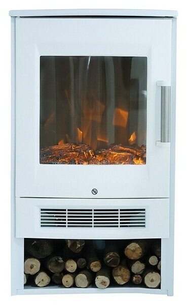 Voltomat HEATING Električni kamin (1.800 W, Bela, 34,5 x 44 x 74,5 cm) productname.garantie.plussign BAUHAUS garancija 5 let za naprave na električni