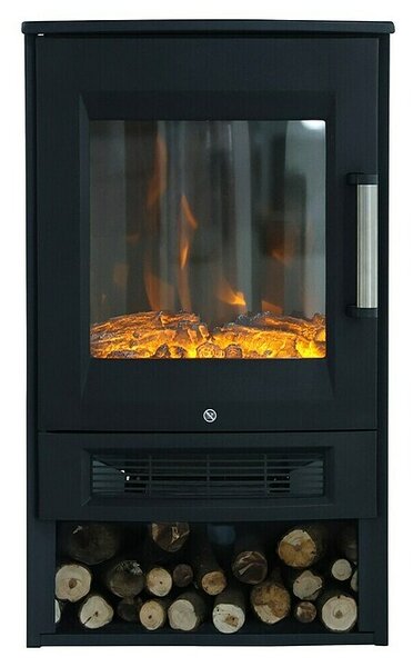 Voltomat HEATING Električni kamin (1.800 W, Črna, 34,5 x 44 x 74,5 cm) productname.garantie.plussign BAUHAUS garancija 5 let za naprave na električni