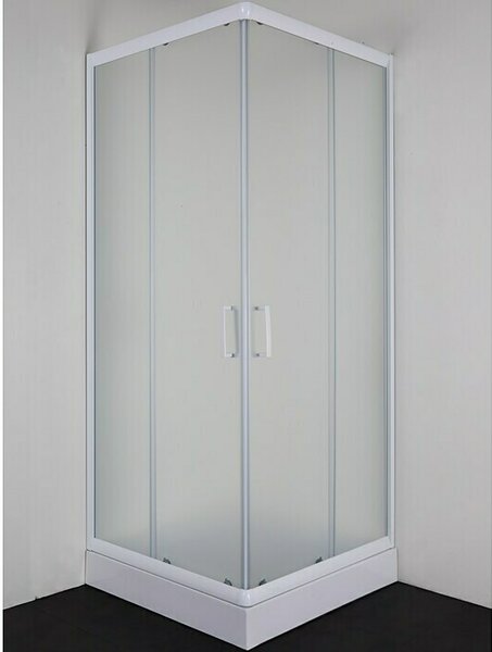 Sanotechnik Kotni tuš Roma (Do x Š x V: 80 x 80 x 190 cm, Barva profila: Bela)
