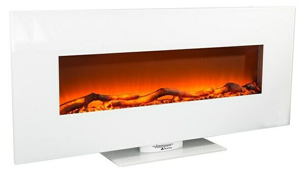 Voltomat HEATING Prostostoječi in stenski kamin ploščat (Bele barve, 26 x 128 x 61 cm) productname.garantie.plussign BAUHAUS garancija 5 let za naprav