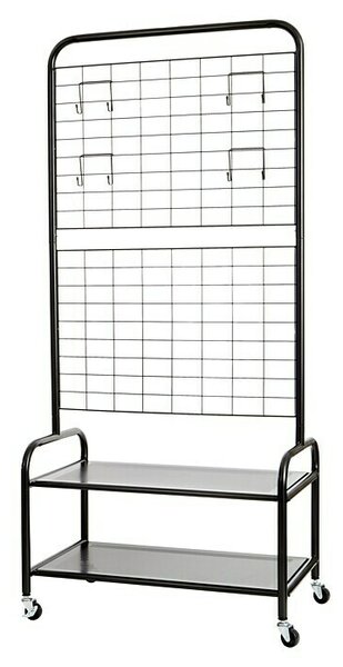 Store It Voziček za oblačila (Do x Š x V: 45 x 167 x 77 cm, Kolesca, Kovina)