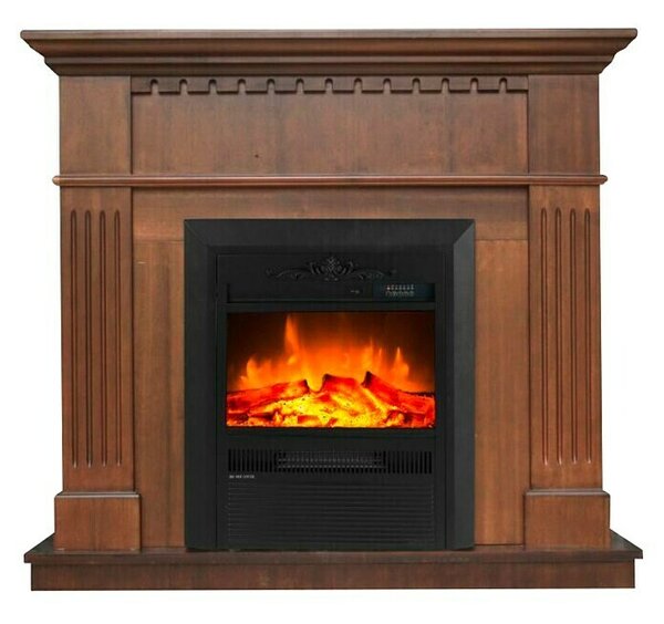 Voltomat HEATING Električni kamin (2.000 W, Rjave barve/črne barve, 26 x 109 x 110 cm) productname.garantie.plussign BAUHAUS garancija 5 let za naprav
