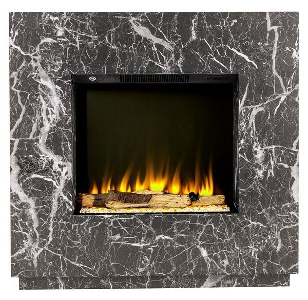 Voltomat HEATING Električni kamin Kalmar (Črne barve, 26 x 80 x 76 cm) productname.garantie.plussign BAUHAUS garancija 5 let za naprave na električni
