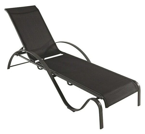 Sunfun Vrtni ležalnik Ikara (Š x G: 63 x 198 cm, Jeklo, Nastavljivo naslonjalo)