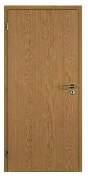 Doornite Sobna vrata (850 x 2.000 mm, Smer odpiranja: Levo, Svetli hrast, Satje, Prevlečeno s folijo)