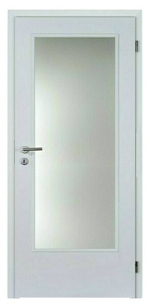 Doornite Sobna vrata s steklom (750 x 2.000 mm, Smer odpiranja: Desno, Satje, Lakirana površina)