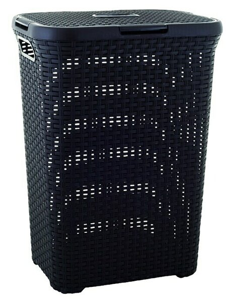 Curver Style Košara za perilo Deco Ratan (60 l, Rjava, Pravokotna, Plastika)