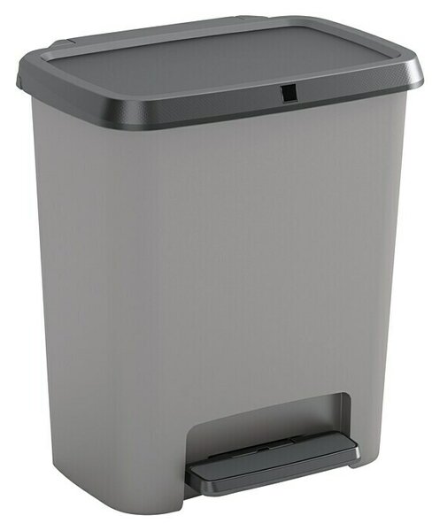 Keter Pedalni zabojnik (22 l, Plastika, Sive barve)