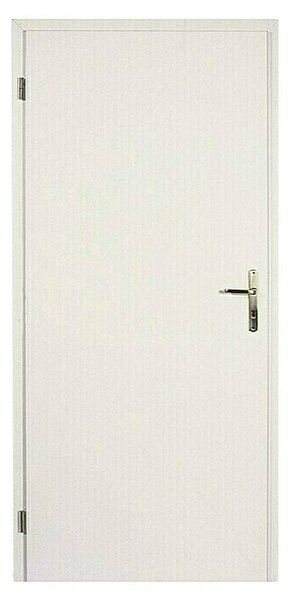 Doornite Sobna vrata (850 x 2.000 mm, Smer odpiranja: Levo, Bela, Satje, Lakirana površina)