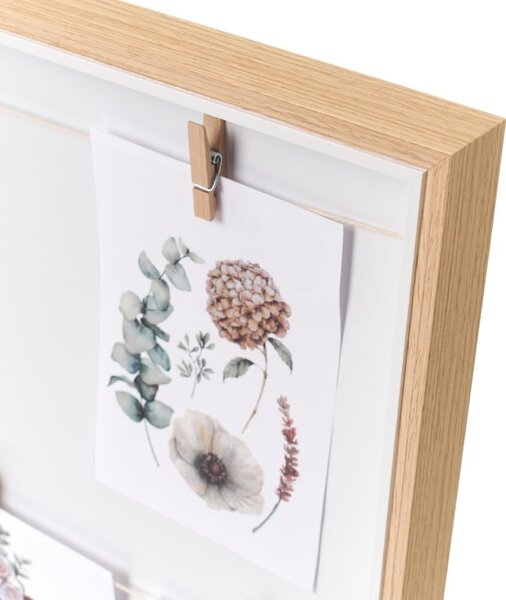 Stenski okvir v naravni barvi 43x43 cm – Casa Selección